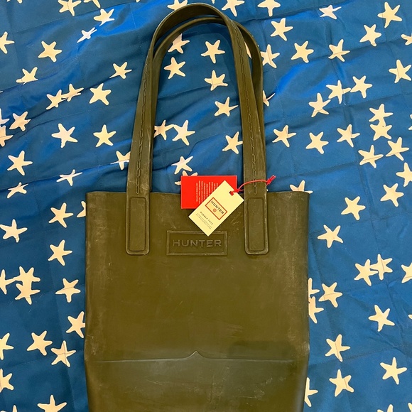 Hunter for Target Bags Hunter For Target Rubber Tote Bag In Olive Nwt Poshmark